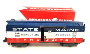 AMERICAN FLYER SPUR S 24029 STATE OF MAINE B.A.R. Box Car mit Karton. READY-TO-RUN! - Bild 1 von 6