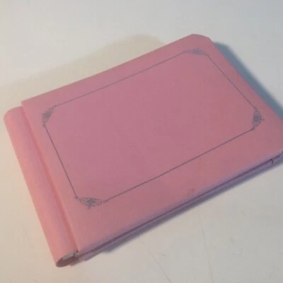 Álbum de fotos álbum de recortes rosa Creative Memories PREFILADO sentimientos de bebé decorado Foto 1 de 4