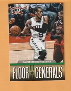 Rajon Rondo Boston Celtics 2012-13 Panini Threads Floor Generals #1 Kentucky 7W - Bild 1 von 2