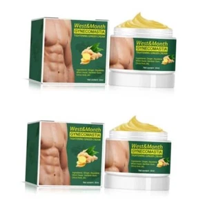 2pcs Gynecomastia Tightening Ginger Cream, Ginger Cream for Men, Effectively - Picture 1 of 8