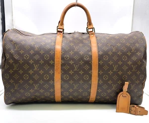 Auth Louis Vuitton Monogram keepall Bandouliere 60 Boston Bag W/tag NS040758 - Picture 1 of 17