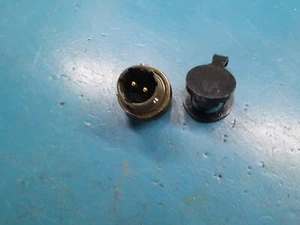 Clansman 2 Pin Circular Power Connector Male Military Part - Picture 1 of 6