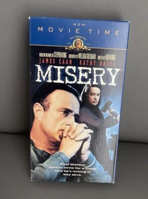 Misery VHS Video Cassette Tape Movie Foto 1 de 3