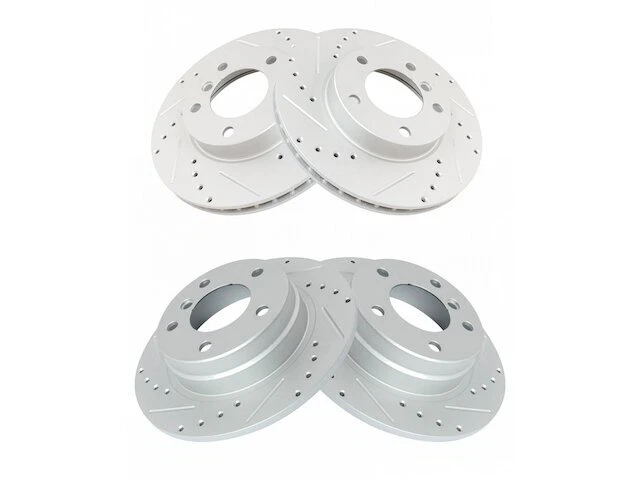 Juego de rotor de freno TRQ 81BN95T para BMW 328i sedán 1996-1998 Foto 1 de 1