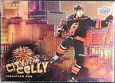 2020-21 Upper Deck Allure City Celly Sebastian Aho #CC-2 Carolina Hurricanes - Image 1 of 2