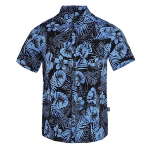 Hawaiian Shirt for Men Beach Shirts Button Down Stylish Summer Sleeve Shirt - Picture 1 of 8