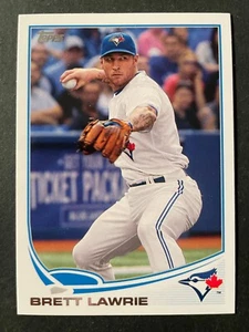 Brett LAWRIE 2013 Topps Baseball #13 Toronto Blue Jays - Picture 1 of 2