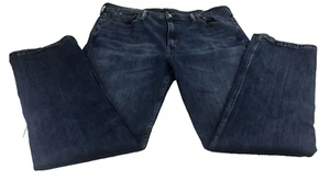 Levi's 514 Men's Jeans 40 x 32 Regular Fit Straight Leg Y2K Blue Denim Stonewash - Picture 1 of 13