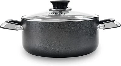 Alpine Cuisine 5 Quart Non-stick Stock Pot with Tempered Glass Lid (Open Stock)