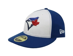 New Era 5950 Men Boys Hat Toronto Blue Jays White 2021 Low Profile Fitted Cap - Picture 1 of 5