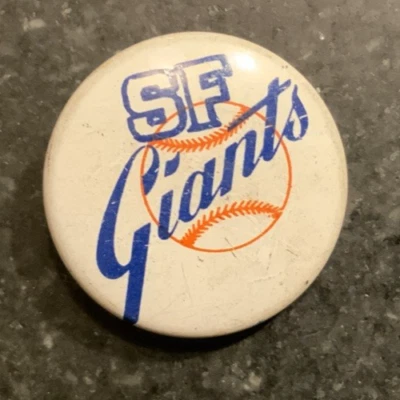 1960's San Francisco Giants button pin vintage 1" old original logo - Image 1 of 2