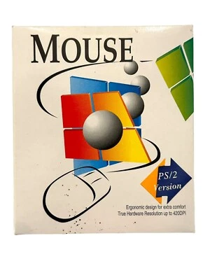 Three Button PS2 Mouse MUO2P - Unbranded Ball Mouse 3 button New in box - Image 1 of 2