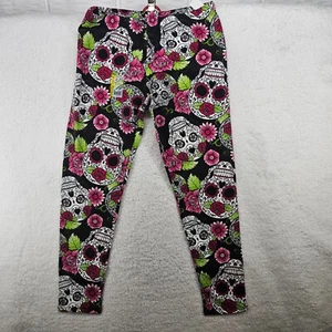 No Boundaries Damen Junior HALLOWEEN SUGAR SKULL Knöchel Leggings Größe XXXL 3XL - Bild 1 von 2