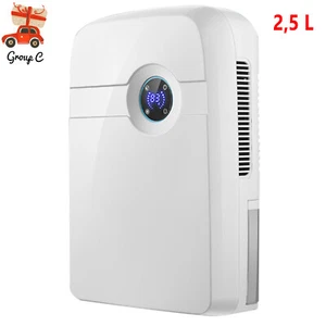 Tanque de agua de 2,5 L profesional deshumidificador silencioso secador de aire libre de humedad con control remoto - Imagen 1 de 14