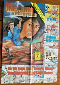One-Arm Swordsman Promo Poster 15"x22" Leung's Publications 1987 martial arts - Picture 1 of 2