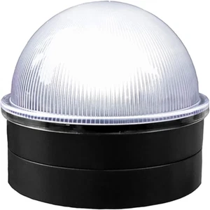 CH2233B Summit Chain Link Solar Post Cap, Black – High Output LED, Fits 1-7/8", - Picture 1 of 12