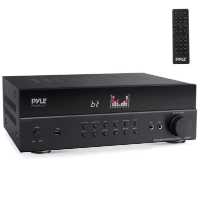 Pyle Hi-Fi Wireless BT Home Theater Receiver - 7.2 Channel w/ 1200W MAX - Image 1 of 4
