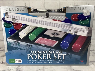 Cardinal 200 Piece Poker Set In Aluminum Carry Case New in Box  - Image 1 of 4