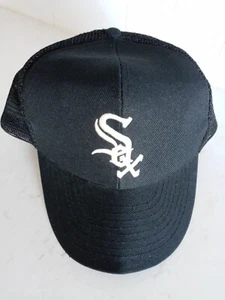 Vintage Chicago White Sox Druckknopflasche Annco Markenmütze M/L 90er Truckermütze - Bild 1 von 11