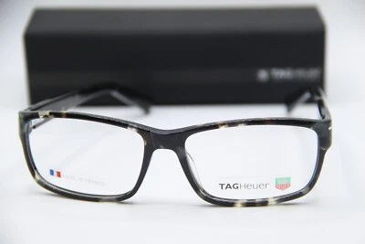 NUEVAS GAFAS TAG HEUER TH 0535 002 GRIS HABANA MONTURAS AUTÉNTICAS 58-17 Foto 1 de 4
