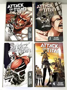 Attack on Titan Staffel 1 Teil 1 Manga Box Set Bände 1-4 von Hajime Isayama - Bild 1 von 15