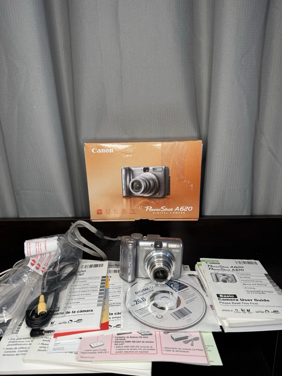 Preços baixos em Câmeras digitais Canon PowerShot A620 7-7.9MP | eBay
