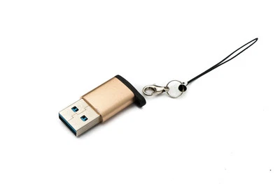 SYSTEM-S USB 3.1 Adapter Type C Female to 3.0A Male Loop 5Gbps 100W - Image 1 of 4