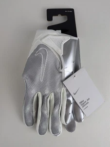 Nike Vapor Jet Football Receiver Gloves 129862 Men's Size 2XL Silver White NWT - Picture 1 of 4