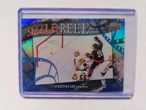 Trading Card NHL Saison 2025 /26 UD Series 1 SIZZLEREEL SEBASTIAN AHO CAROLINA  - Bild 1 von 2