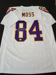 Randy Moss Signed Custom Minnesota Vikings Jersey BAS WR67744 - Picture 1 of 5