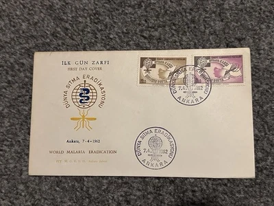 Estampillas de Indonesia FDC 1962 MALARIA Foto 1 de 2