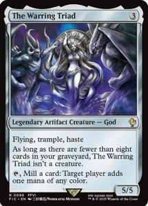 1 x The Warring Triad - Final Fantasy Commander - LP - MTG - Picture 1 of 1