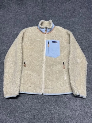 Patagonia Classic Retro-X Fleece Jacket Beige Sherpa Full Zip 23074 Women Medium - Image 1 of 4