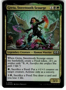 Greta, Sweettooth Scourge Wilds of Eldraine Foil MTG - Picture 1 of 2