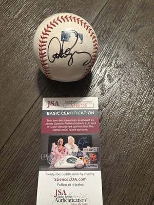 MLB Baseball Signed By Alex Rodriguez Auto Autograph Signature JSA Authentic - Image 1 of 2
