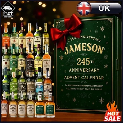 Jameson 245 th Anniversary Advent Calendar Whiskey Countdown Calendar 2D Acrylic - Image 1 of 4