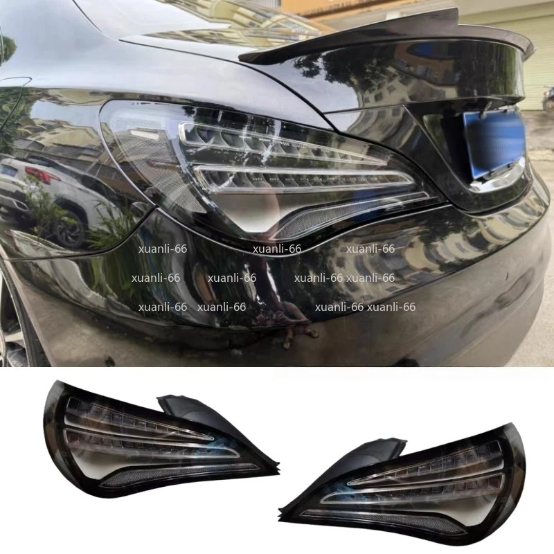Conjunto de luces traseras LED de giro ahumadas para Mercedes Benz CLA 2014-2019 Foto 1 de 4