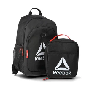 Reebok Unisex Kinder Charlie 17" Laptop Rucksack mit Brotdose, 2-teiliges Set, schwarz - Bild 1 von 6