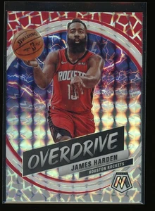 2019-20 Panini Mosaic Overdrive #19 James Harden Insert Prizm Rockets Clippers - Picture 1 of 2