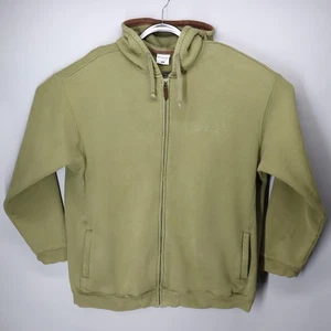 Columbia Olive Green Hoodie Sweatshirt Mens Size XXL Full Zip Fleece Heavyweight - Picture 1 of 11