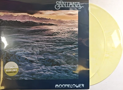 Santana Moonflower LP Album Vinyl Record Limited 2 x Cream Coloured 2020 reissue - Image 1 of 4