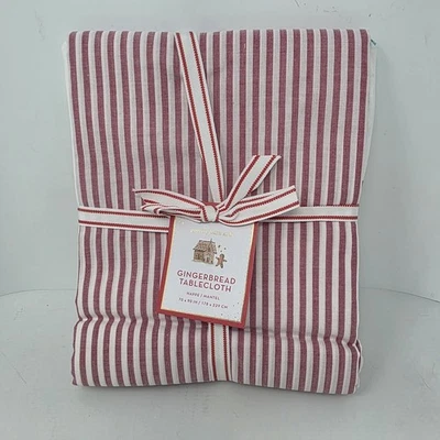 Pottery Barn Kids Gingerbread Tablecloth 70x90 NEW Christmas - Image 1 of 3