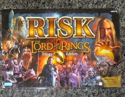 RISK The Lord of The Rings Trilogy Edition 2003 Board Game w/Ring - Image 1 of 4