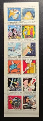 FRANCE - SCOTT# 2099a (2088-2099) - COMPLETE BOOKLET - MNH - CAT $12.00 - Image 1 of 2