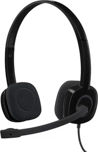 Logitech H151 Headset Mikrofon und Lautstärkeregler KOSTENLOSER VERSAND 981-000587 - Bild 1 von 5