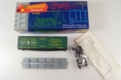 Roundhouse HO Lindsay Brothers #23632 36' Billboard Boxcar Kit - 3022 Foto 1 de 4