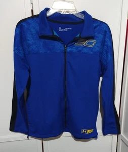 Gebrauchte Under Armour Jacke Youth Blau SC Steph Curry Full Zip Logo YXL 🏀🏀🏀 - Bild 1 von 5