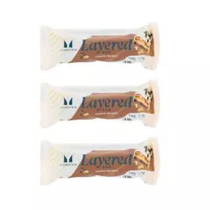3 x Myprotein Layered Protein Bar Cookie Crumble 60g - FREE SHIPPING - Picture 1 of 6