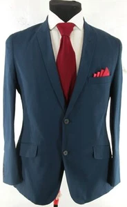 New Men's XL INC International Concepts Blue Stretch Cotton Slim Fit Sport Coat - Picture 1 of 7