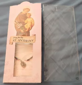 ST ANTHONY OF PADUA WRISTLET Franciscan Friars Of The Atonement NEW CATHOLIC - Picture 1 of 4